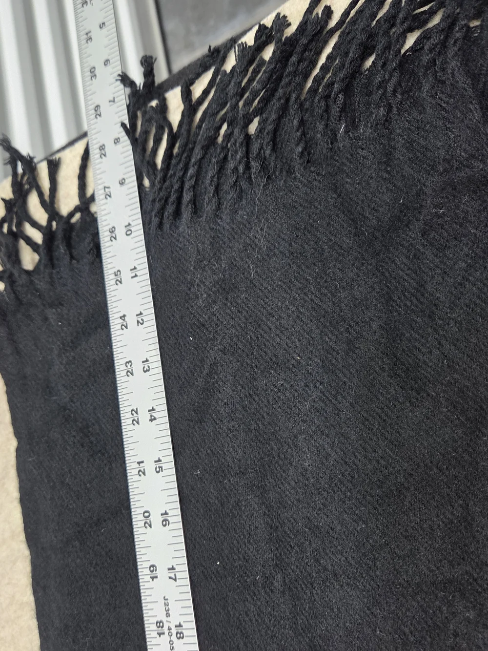 Royal Rossi Black Cashmere Scarf Gothic Romanticism Quiet Luxury Dark Academia